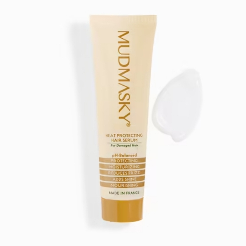 Mudmasky Heat Protecting Hair Serum For Damaged Hair, NIB